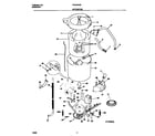 Frigidaire FWX233NBS3 motor/tub diagram