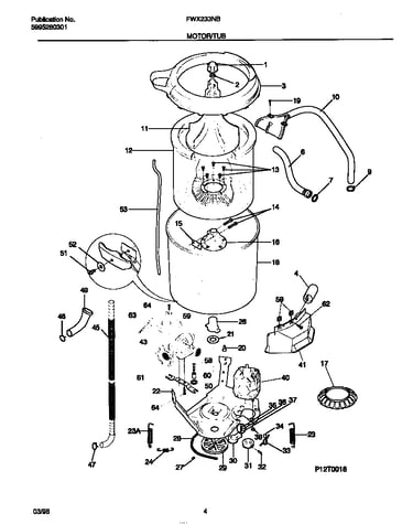 Motor/tub