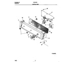 Frigidaire LWX333PBW1 control panel diagram