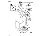 Frigidaire F21C235CS2 cabinet/top diagram