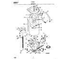 Frigidaire F21C235CT2 motor/tub diagram