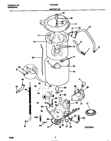 Motor/tub