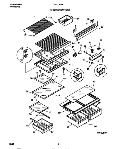 Shelves/controls