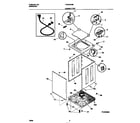 Frigidaire FWS545NBT3 cabinet/top diagram