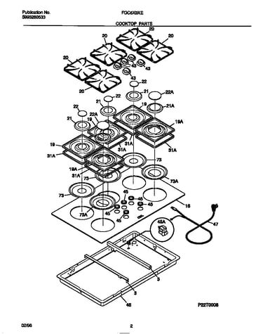 Cooktop parts