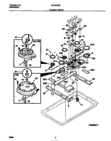 Burner parts