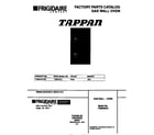 Tappan TGB504CCB2 cover diagram