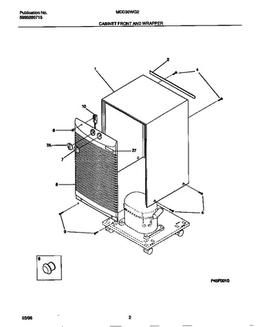 Cabinet front and wrapper
