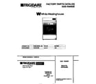 White-Westinghouse WGF324BBDB cover diagram