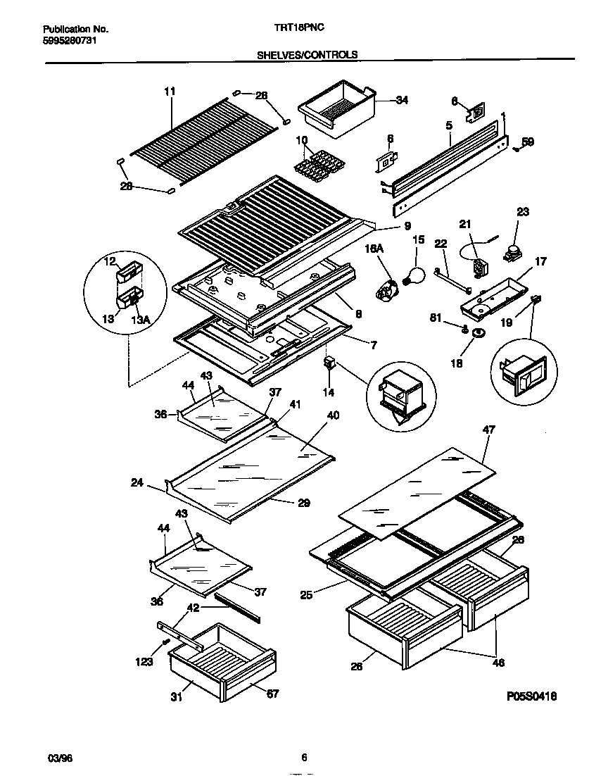 SHELVES/CONTROLS