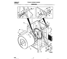 Frigidaire FDE336RBT2 cabinet/drum diagram