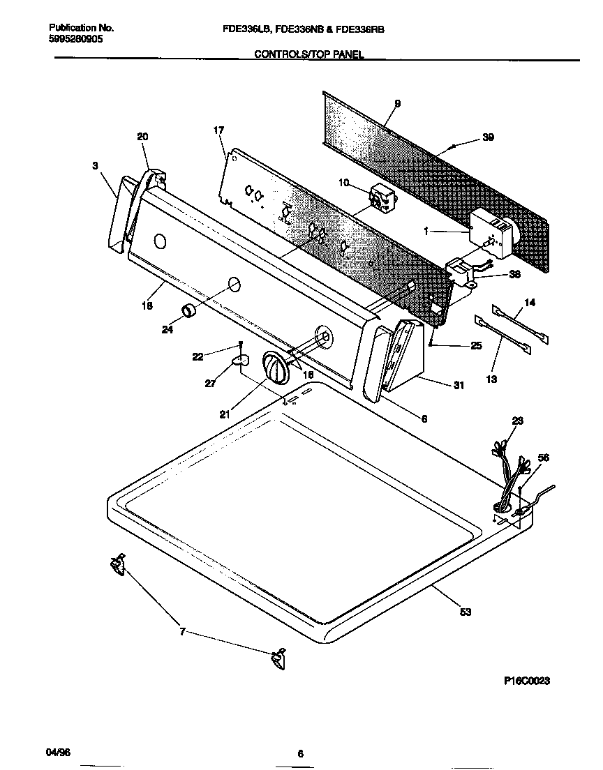 CONTROLS/TOP PANEL