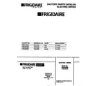 Frigidaire FDE436RBT2 cover diagram