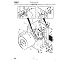 Frigidaire FDE436RBS2 cabinet/drum diagram