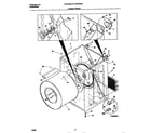 Frigidaire FDE546LBS2 cabinet/drum diagram