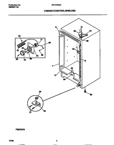 Cabinet/controls/shelves