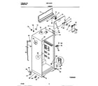 Universal/Multiflex (Frigidaire) MRT15CSEZ0 cabinet diagram