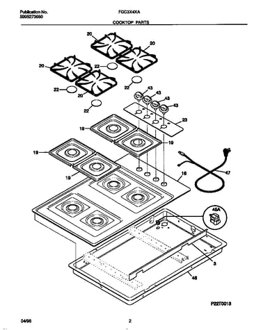 Cooktop parts
