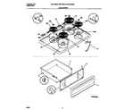Universal/Multiflex (Frigidaire) MEF352BEDA top/drawer diagram
