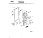 Universal/Multiflex (Frigidaire) MRS24WRCD2 refrigerator door diagram