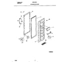 Universal/Multiflex (Frigidaire) MRS22WNCD2 refrigerator door diagram