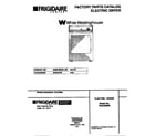 White-Westinghouse WDE336RBS2 cover diagram