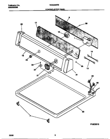 Controls/top panel