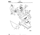 Frigidaire FLSE72GCT2 motor/blower/belt diagram