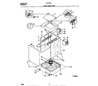 Frigidaire FLSE72GCS2 lower cabinet/top diagram