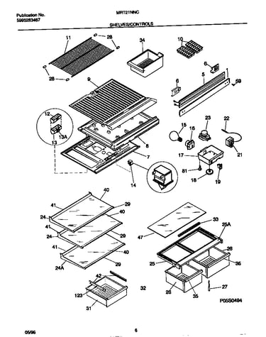 Shelves/controls