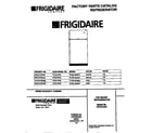 Frigidaire FRT21PRCD2 cover diagram