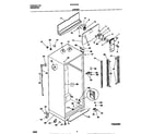 Frigidaire FRT21PRCW2 cabinet diagram