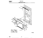 White-Westinghouse WAC051T7Z2A window mounting parts diagram