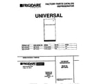 Universal/Multiflex (Frigidaire) MRT18FNCD2 cover diagram