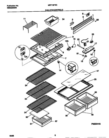 Shelves/controls