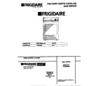 Frigidaire FDG336NBS2 cover diagram