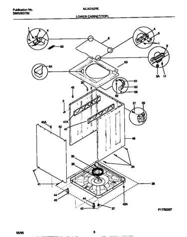 Lower cabinet/top