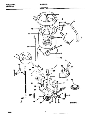 Motor/tub