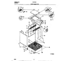 Frigidaire FLSE72GCS3 lower cabinet/top diagram