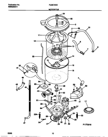 Motor/tub