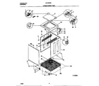 Universal/Multiflex (Frigidaire) MLXE62RED0 lower cabinet/top diagram