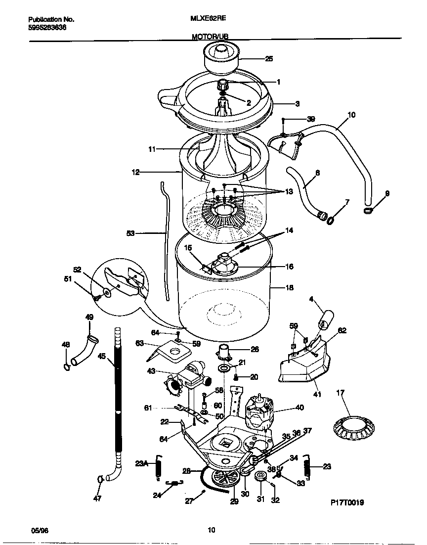 MOTOR/TUB