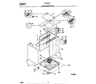 Universal/Multiflex (Frigidaire) MLXG62RED0 lower cabinet/top diagram