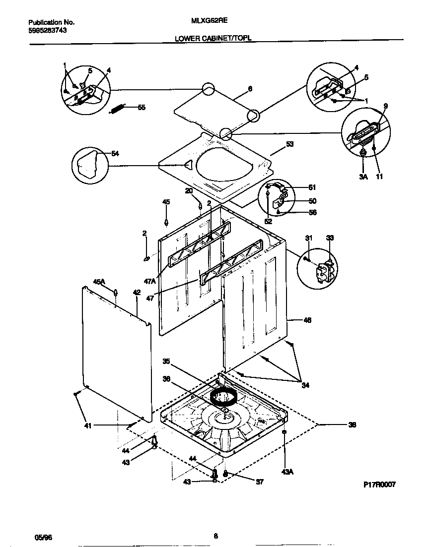 Lower cabinet/top