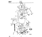 Universal/Multiflex (Frigidaire) MLXG62REW0 motor/tub diagram