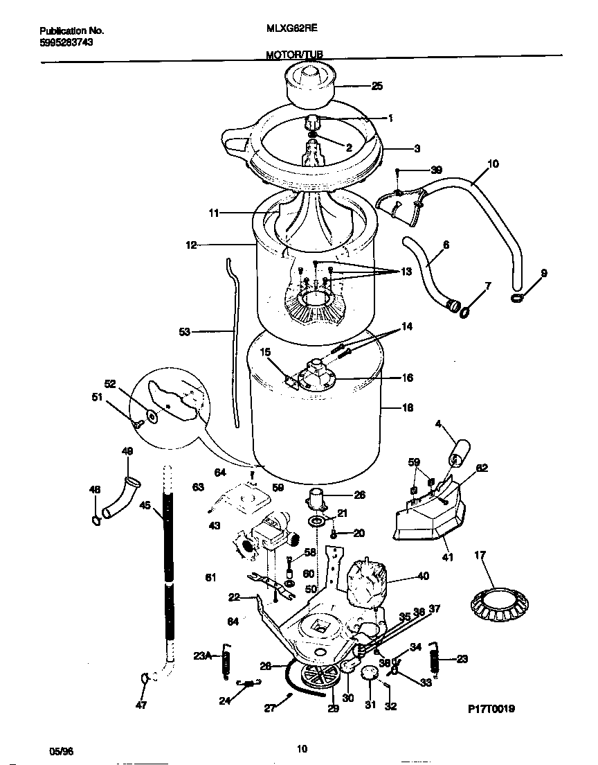 Motor/tub