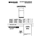 Universal/Multiflex (Frigidaire) MRT16CGEY0 cover diagram