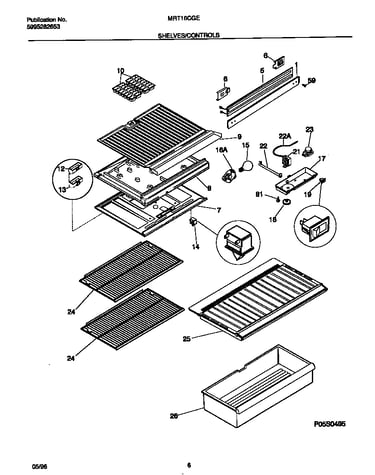 Shelves/controls