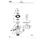 Frigidaire DW1800Y0 motor & pump diagram