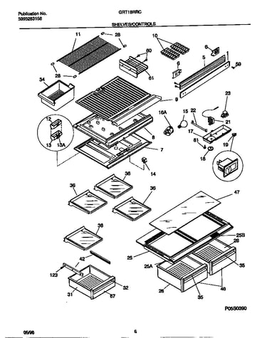 Shelves/controls